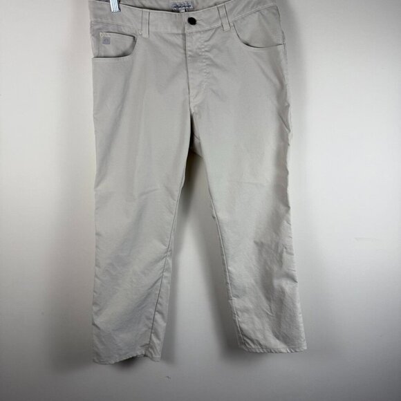 Peter Millar Performance EB66 5 Pocket Stretch Golf Pants 31x25 Cropped - Picture 1 of 5